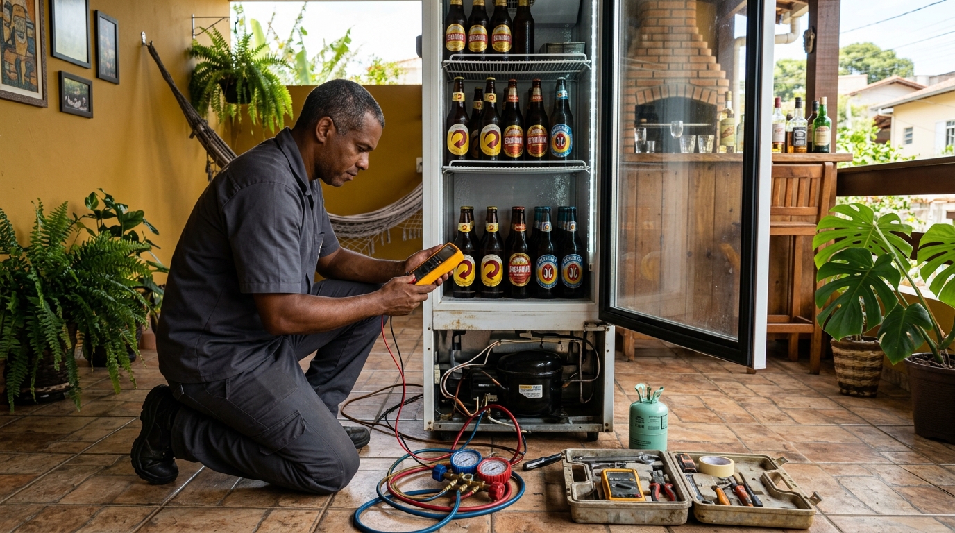 Conserto de placa eletrônica de cervejeira em Salvador‑BA